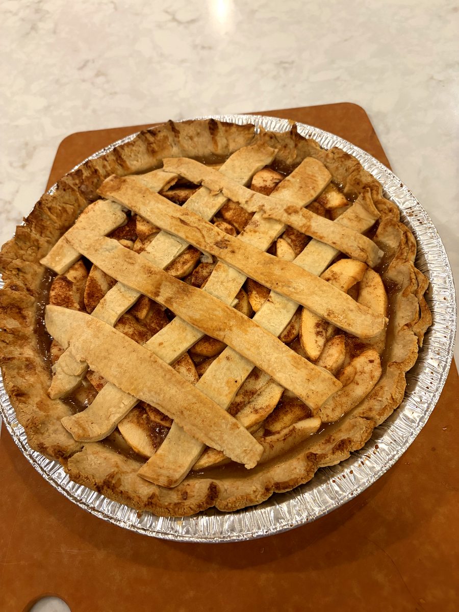 Lattice apple pie